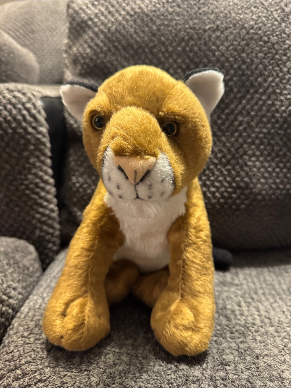 Plush mountain lion